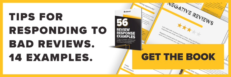 Tips for Responding to Bad Reviews and 17 Examples. Download the Book